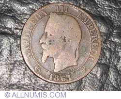 Image #2 of 5 Centimes 1861 A
