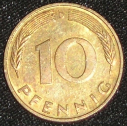 Image #1 of 10 Pfennig 1992 D
