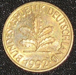 Image #2 of 10 Pfennig 1992 D