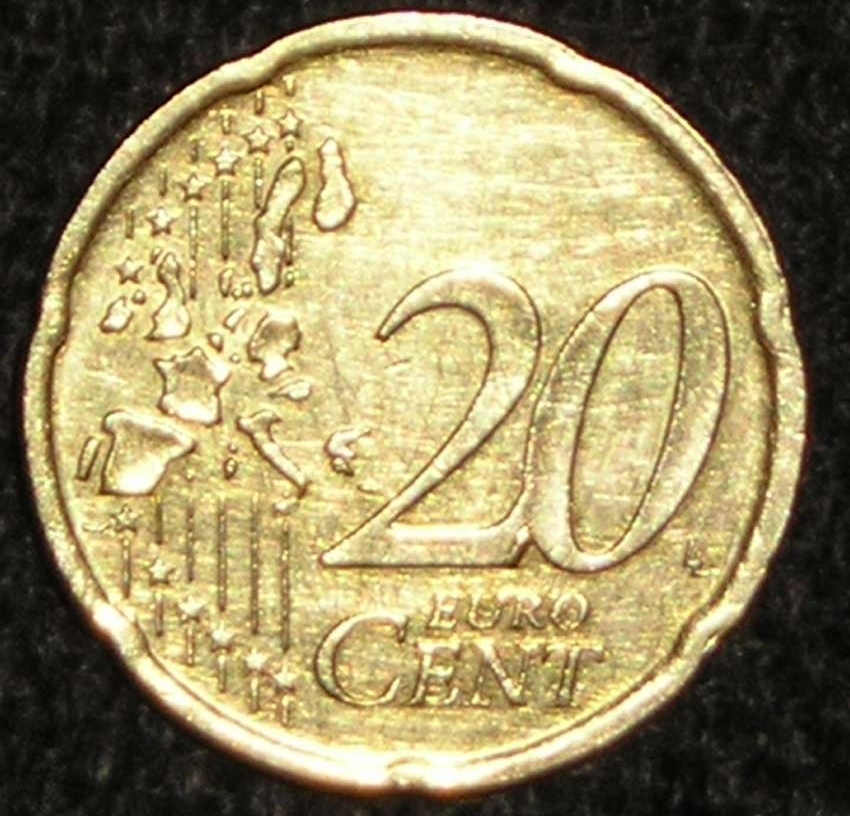 convert 20 euro cents to dollars