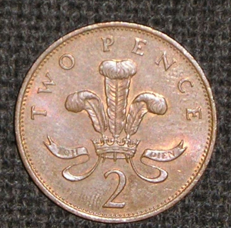 2 Pence 1990 Elizabeth II 1952 2022 Great Britain Coin 1713