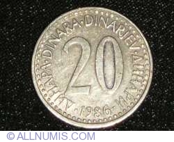 Image #1 of 20 Dinari 1986