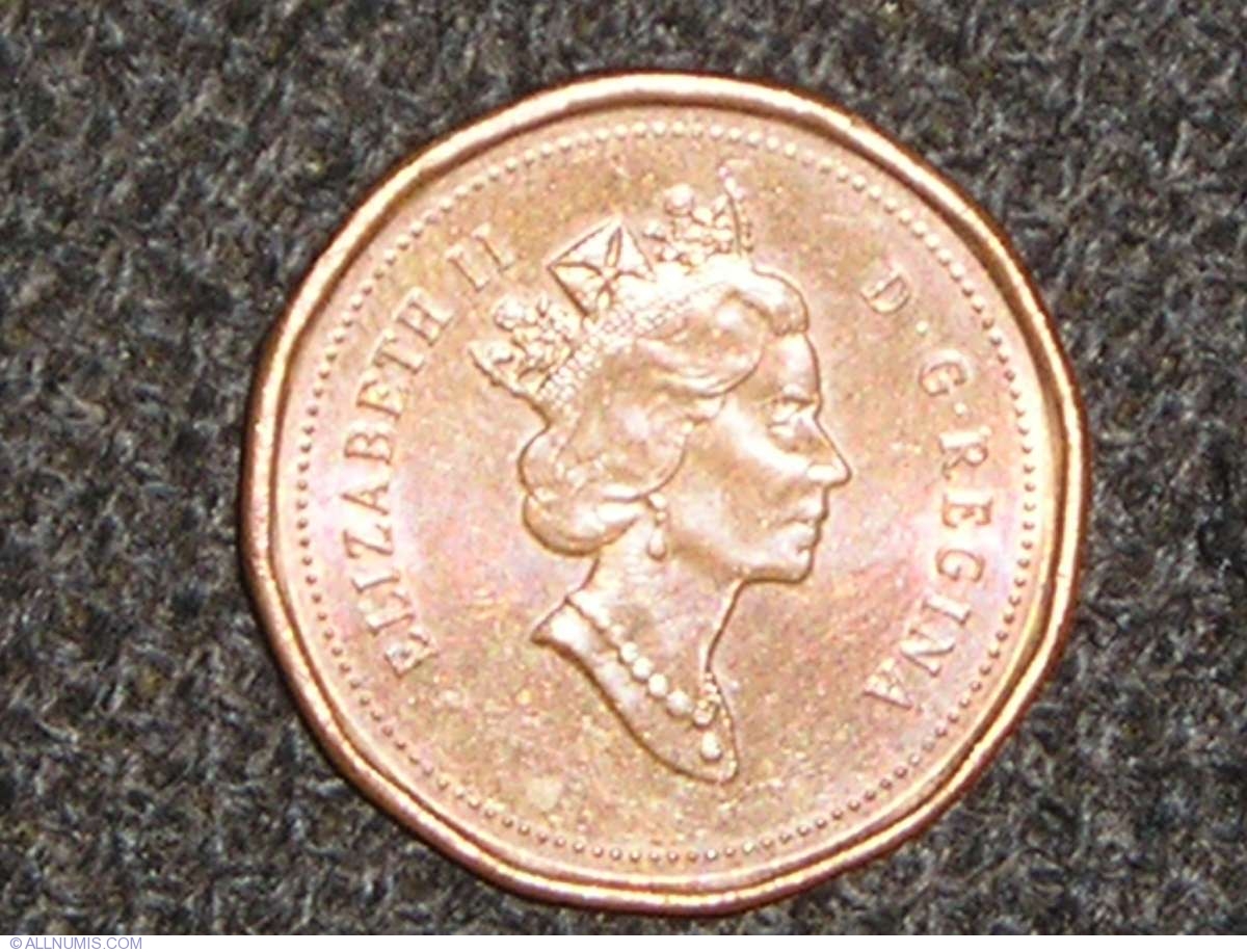 1994 Canadian Proof Like One Cent Elizabeth II Coin! 