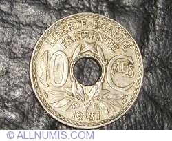 10 Centimes 1937
