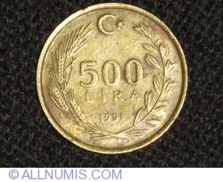 Image #1 of 500 Lire 1991