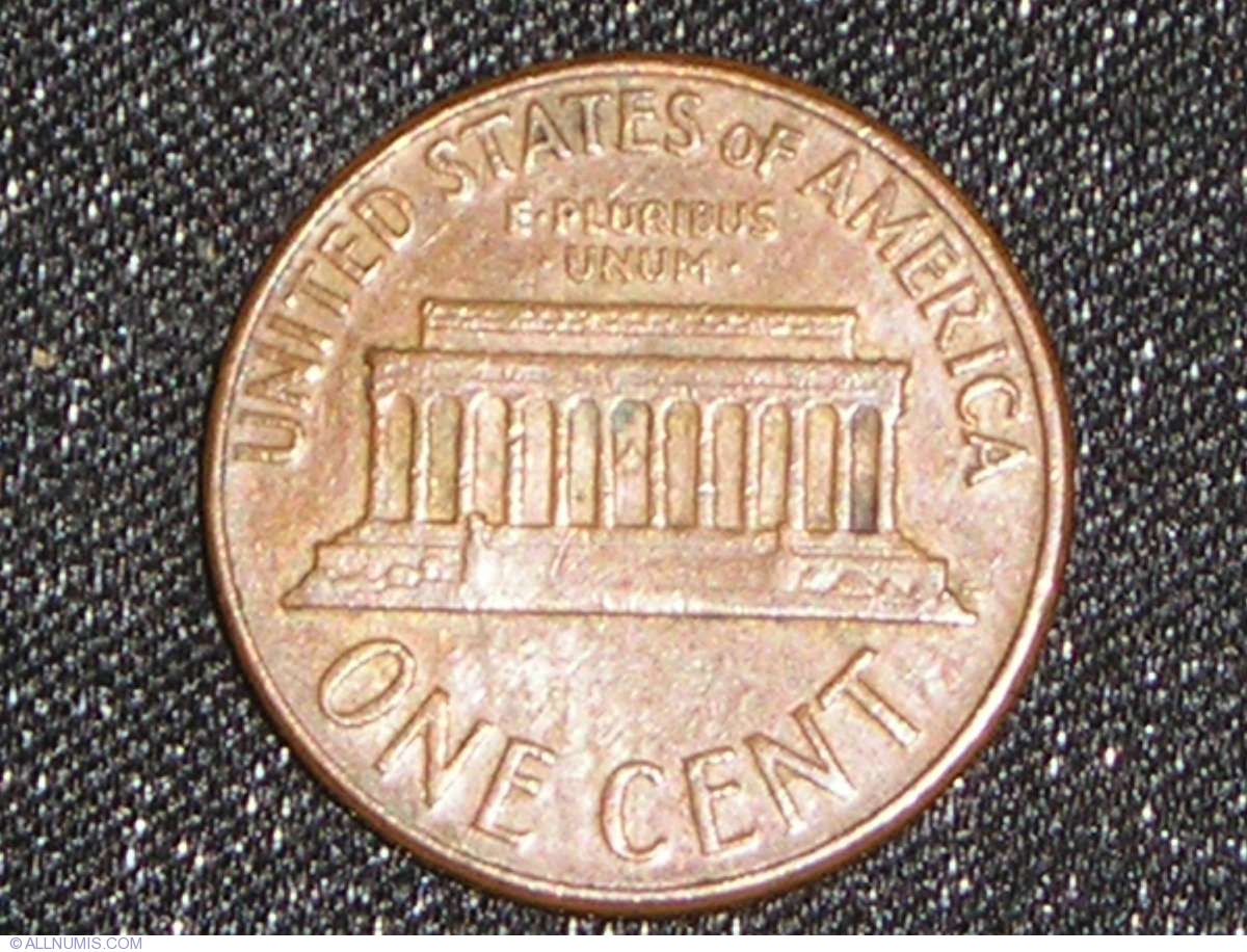 1 Cent 1961 D, Cent, Lincoln Memorial (1959-2008) - United States of ...