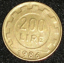 Image #1 of 200 Lire 1986