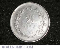 2 1/2 Turkish Lira 1964