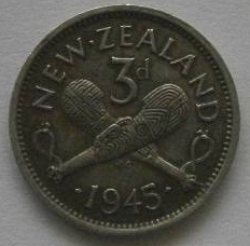 Image #2 of 3 Pence 1945