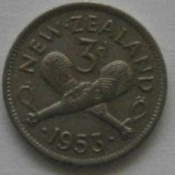 Image #2 of 3 Pence 1953
