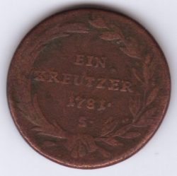 1 Kreutzer 1781 S