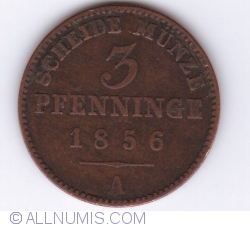 Image #1 of 3 Pfenninge 1856 A