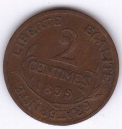 2 Centimes 1899