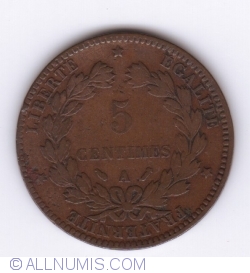 5 Centimes 1892 A