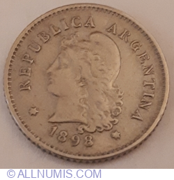 Image #2 of 10 Centavos 1898