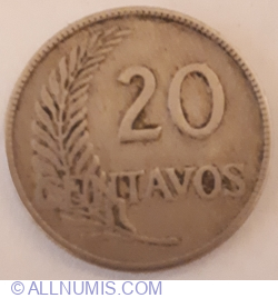 Image #1 of 20 Centavos 1919