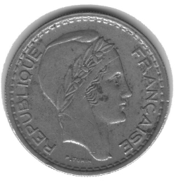 Image #2 of 10 Francs 1949 B