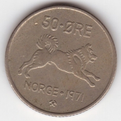 Image #1 of 50 Øre 1971