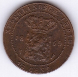 Image #1 of 1/2 Cent 1859