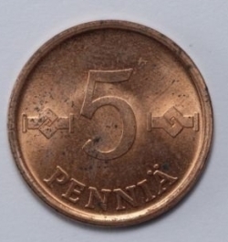 5 Pennia 1964