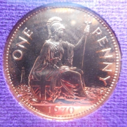 Image #2 of [PROOF] 1 Penny 1970