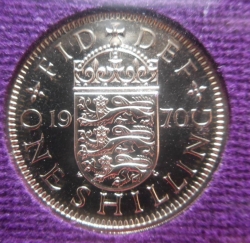 Image #2 of [PROOF] 1 Shilling 1970