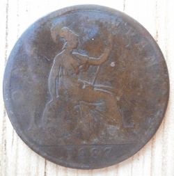 Image #2 of Penny 1887