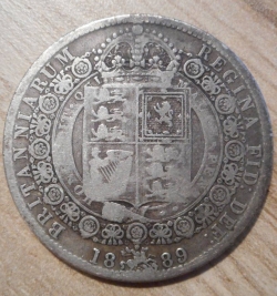 Image #2 of Half Crown 1889