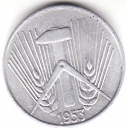 Image #2 of 5 Pfennig 1953 E