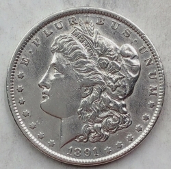 Image #1 of Morgan Dollar 1891