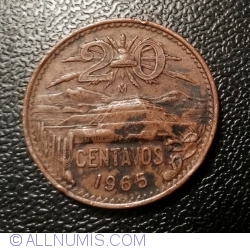 Image #1 of 20 Centavos 1965