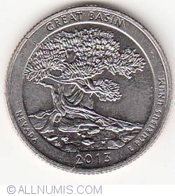 Image #2 of Quarter Dollar 2013 D - Nevada Great Basin