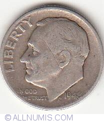 Image #1 of Dime 1948 D