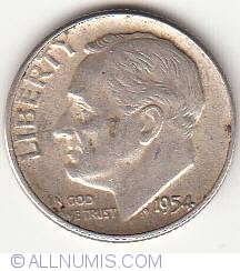 Image #1 of Dime 1954