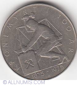 5 Kroner 1975 - 100 de ani de la introducerea Monedei Krone