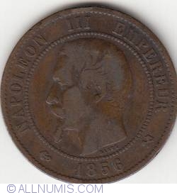 Image #2 of 10 Centimes 1856 B