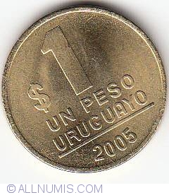 1 Peso Uruguayo 2005