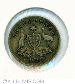 Image #1 of 3 Pence 1926