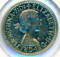 Image #1 of 3 Pence 1957