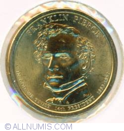 Image #1 of 1 Dollar 2010 D - Franklin Pierce