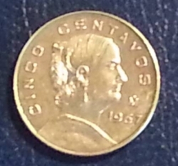 Image #2 of 5 Centavos 1967