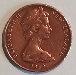 Image #2 of 2 Cents 1969