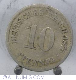 10 Pfennig 1875 J