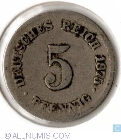 5 Pfennig 1875 C