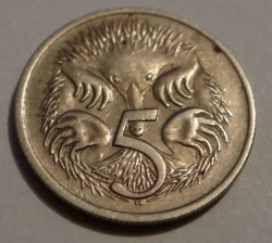 Image #1 of 5 Cents 1973