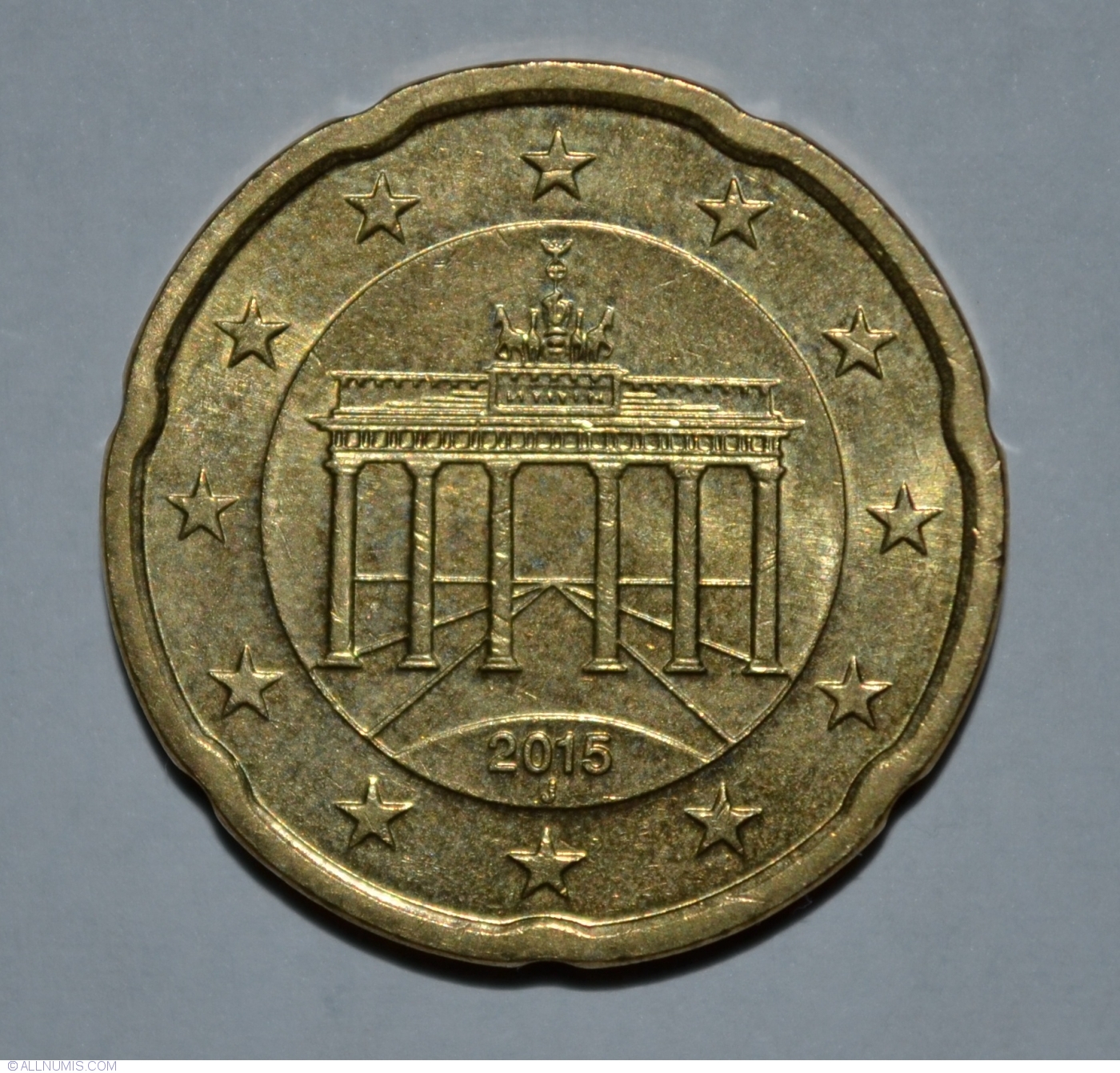 Euro Cent 15 J Euro 02 Present Germany Coin 362