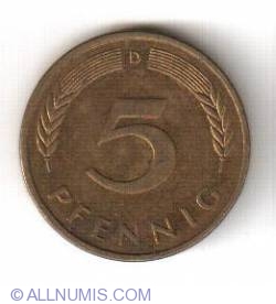 5 Pfennig 1994 D