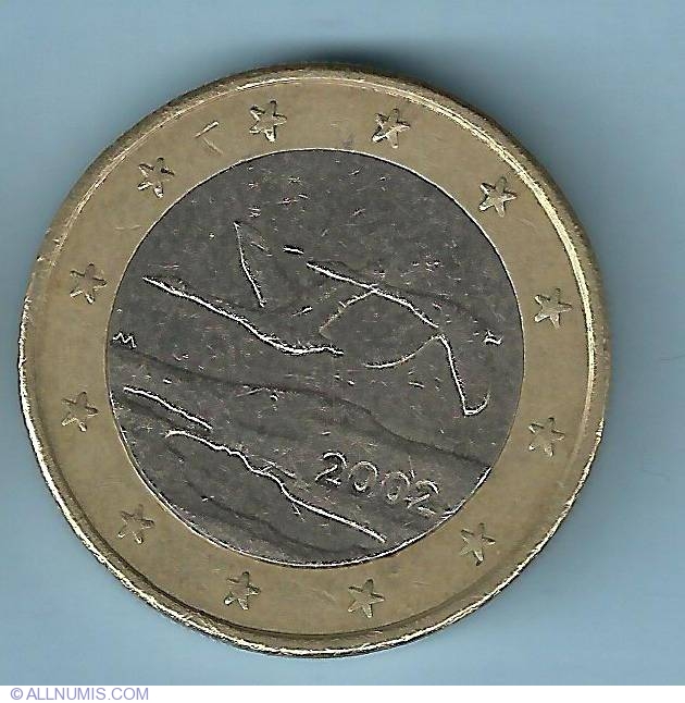 1 euro 2002, Finland - Coin value - uCoin.net