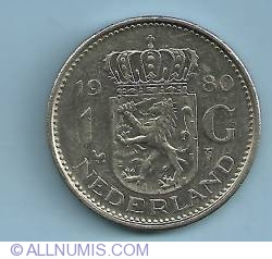 Image #2 of 1 Gulden 1980