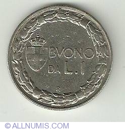Image #2 of 1 Lira 1923